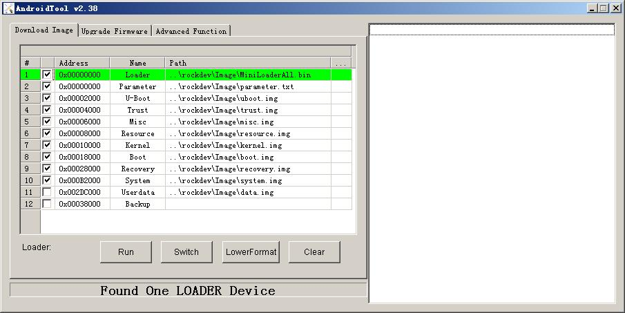 Rockchip Firmware Tool